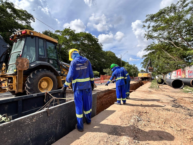 Águas de Teresina amplia rede de esgoto e reforça ações de conscientização 
