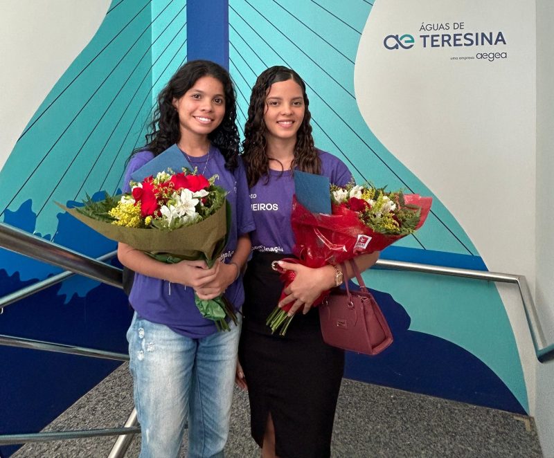 Teresina brilha em projeto nacional de saneamento: dupla de estudantes da rede pública conquista primeiro lugar no país