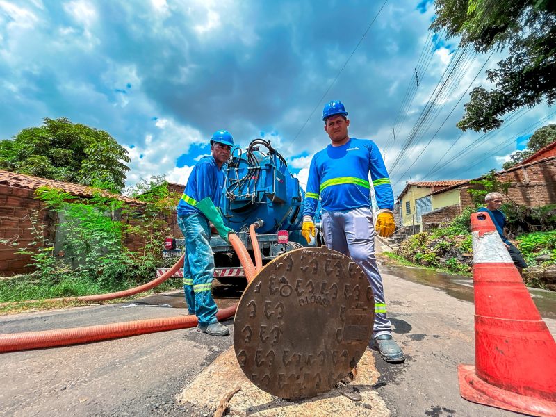 Águas de Teresina reforça manutenção preventiva e retira 28,5 toneladas de resíduos irregulares da rede de esgoto em 2025 