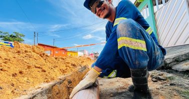 Águas de Teresina deve ultrapassar 6 km de redes de esgoto implantadas na primeira quinzena de março 