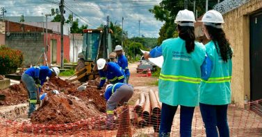 Obras de esgotamento seguem em seis bairros de Teresina  