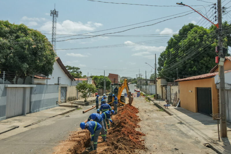 Esgotamento sanitário: Novas frentes de obras ampliam transformação do saneamento em Teresina 