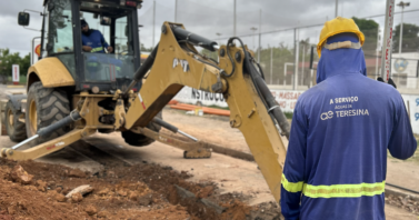 Águas de Teresina realiza melhorias no sistema de abastecimento de bairros da zona Sul 